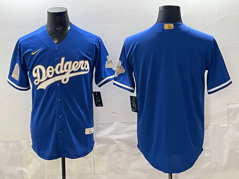 Men Los Angeles Dodgers blank blue Game Nike MLB Jersey 0404001